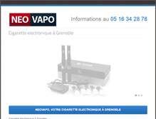 Tablet Screenshot of cigaretteelectroniquegrenoble.com